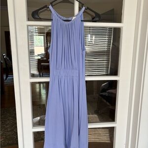 Kate Spade Periwinkle Halter Sleeveless Crepe Dress